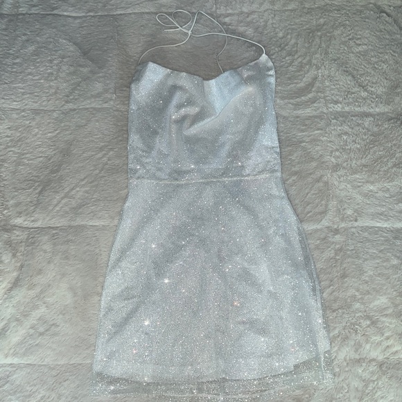 Hello Molly sparkly white dress - Picture 1 of 5